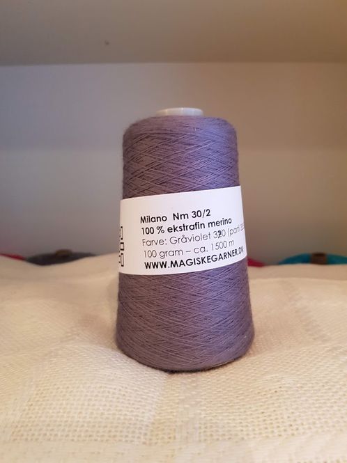 Hovedbilde Merino ull 30/2 f. Gråviolet 320