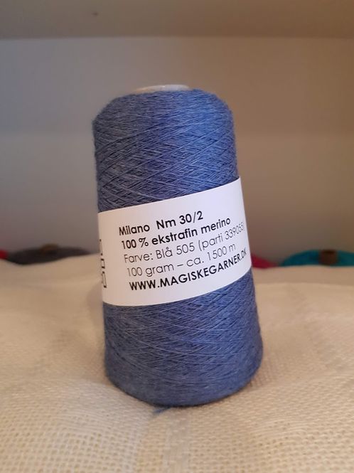Hovedbilde Merino ull 30/2 f. Blå 505