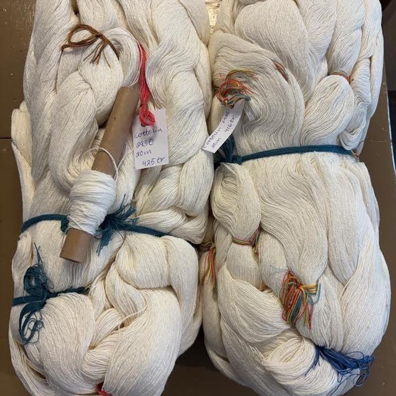 Renningsflette cottolin 22/2 halvbleket 841tr 20m