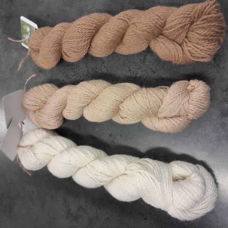 Alpakkagarn Hvit 100g